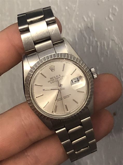 unpolished rolex